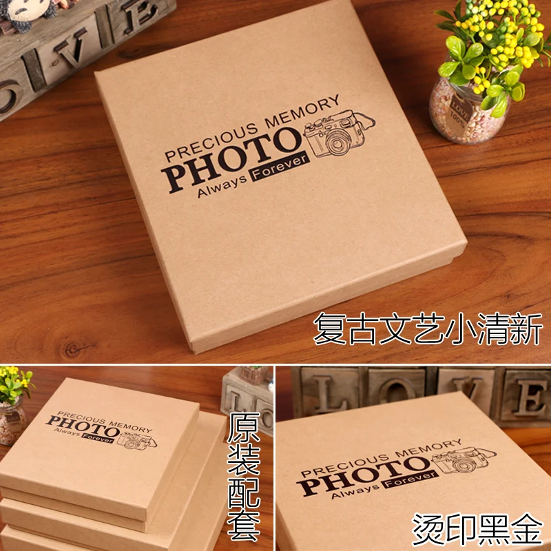 Album This Insert Type 4/5/6 Inch Photo Family Simple Small Fresh Korean Creative Sticker Baby Book Memories | Дом и сад