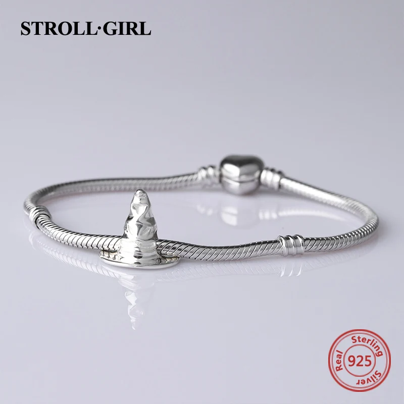 Strollgirl Новое поступление 925 стерлингового серебра Hat Бусины Fit Пандора Подвески