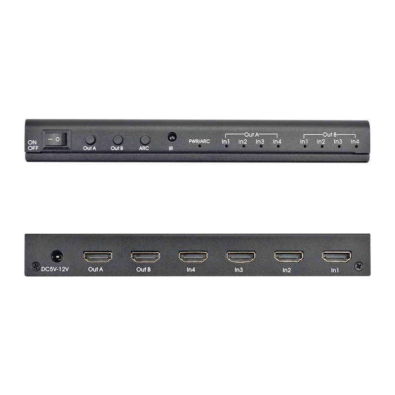HDMI матрица 4X2 4 в 2 Out 4K 2K 4x2 Switcher 1.4B EU Plug |