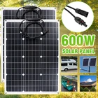 Полугибкая солнечная панель, 300 Вт, монокристаллическая Кремниевая домашняя система питания, внешний аккумулятор для автомобильного аккумулятора на открытом воздухе
