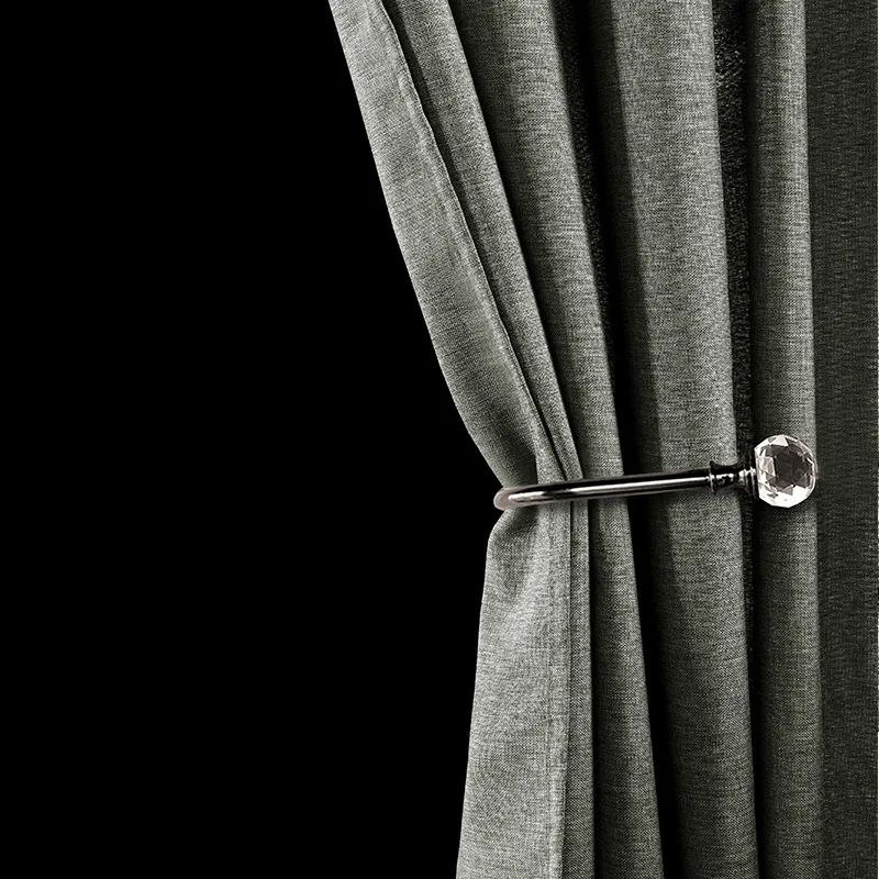 Водонепроницаемая ткань из полиэстера Dafield однотонная серая занавеска для душа в