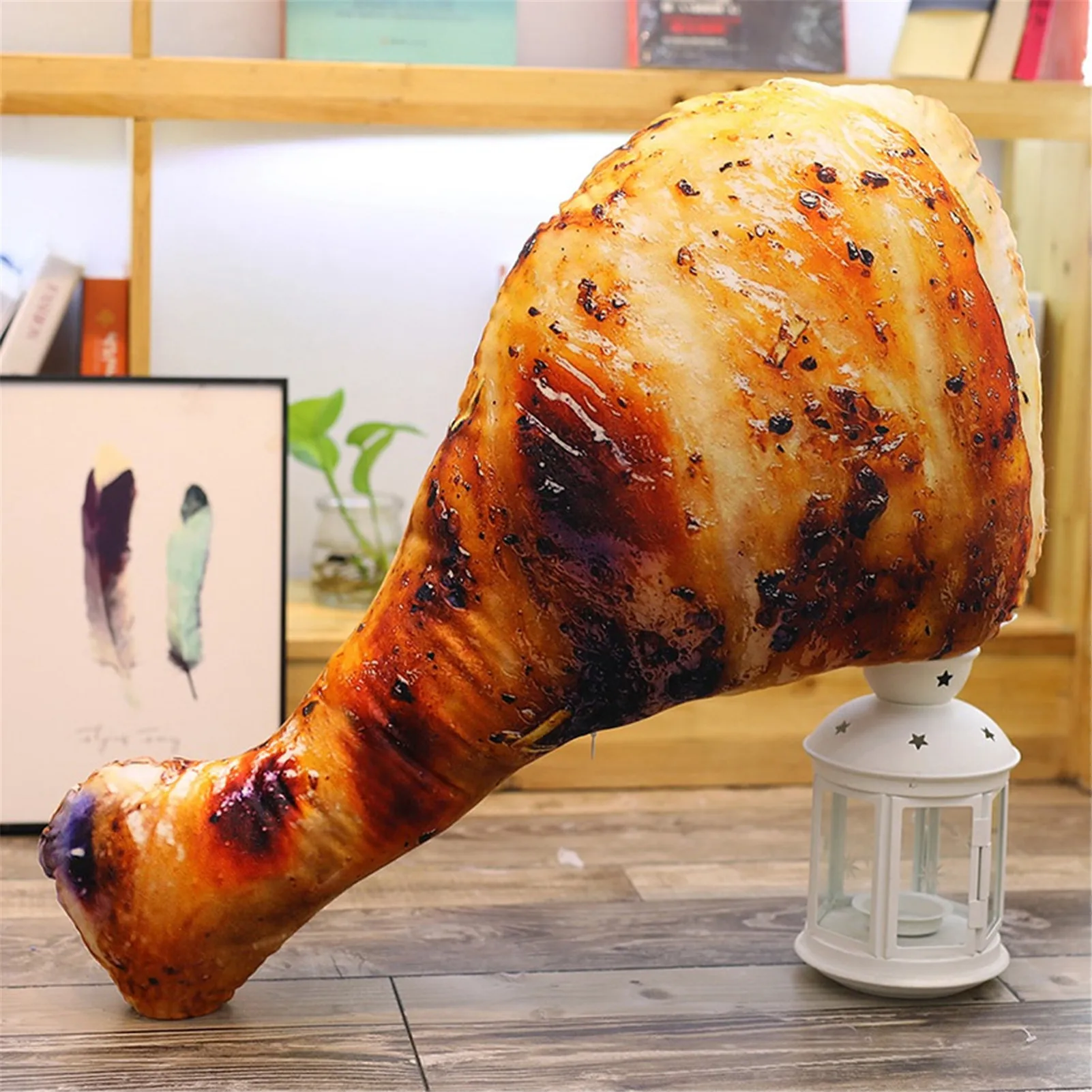 

Simulation Food Real Life Style Chicken Leg Toy Chick Wing Drumstick Fried Rice Noodles Pillow Cushion Birthday Gift