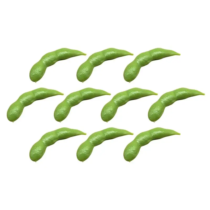 

10Pcs Exquisite Delicate Safe Fake Food Imitated Soy Bean For Display Restaurant
