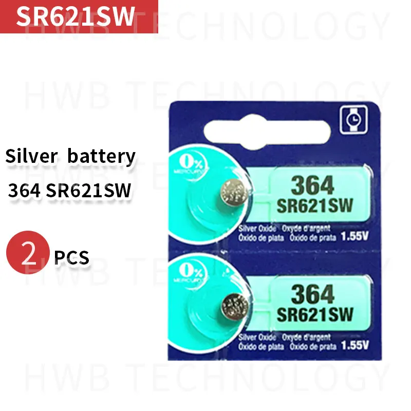 2X Розничная торговля долговечные 364 SR621SW V364 SR60 SR621 AG1 часы батарея Кнопка монета
