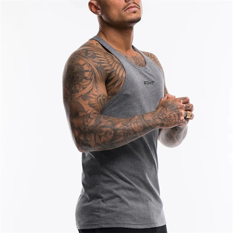 Мужская майка для фитнеса без рукавов занятий спортом | одежда