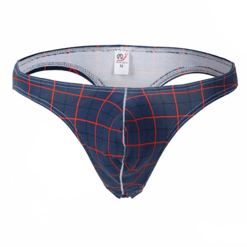 Купить трусики из чесаного хлопка с принтом супер эластичные стринги для мужчин
