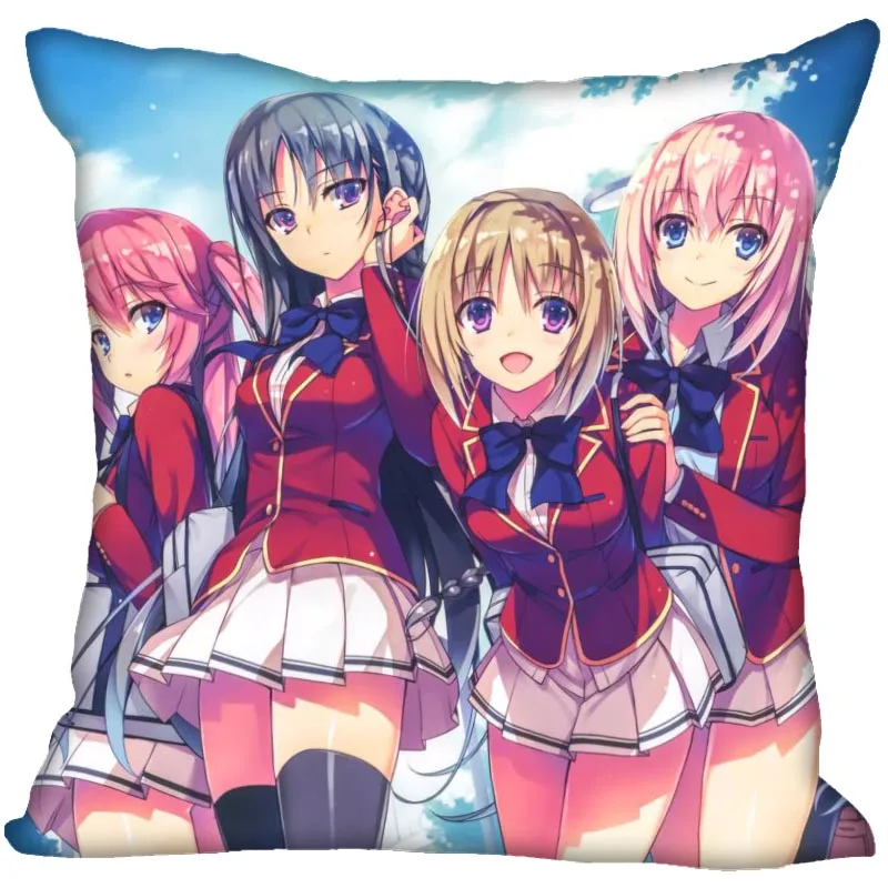 Classroom Of The Elite Pillow Cover Bedroom Home Decorative Pillowcase Square Zipper Cases Fabric Eco-Friendly 0918 | Дом и сад