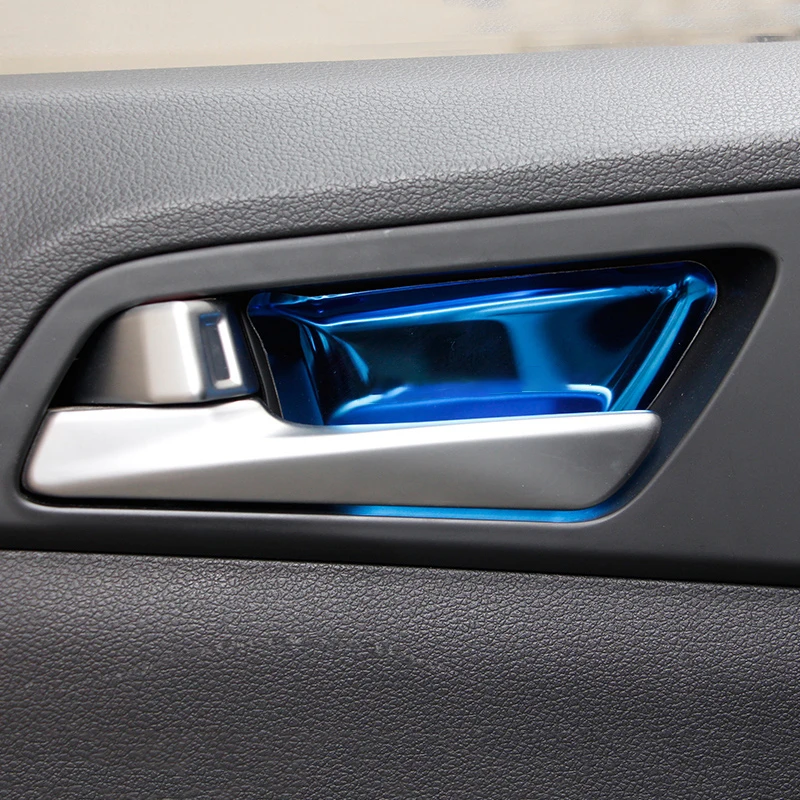 

Stainless Steel Car Door Bowl Sticker Trim Cover interior moulding For Hyundai Tucson 2015 2016 2017 2018 2019 2020 Accessories