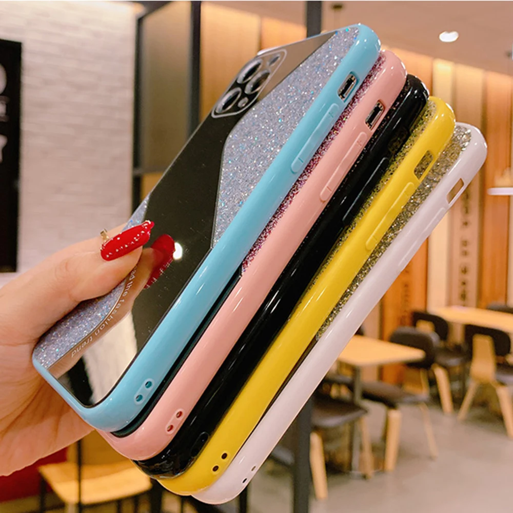 Зеркальный чехол накладка для iphone 11 Pro Max X XR XS 7 8 Plus SE 2020 12|Сумки телефона| |