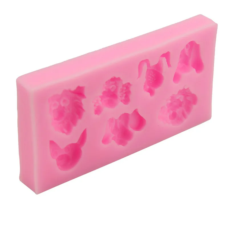 Силиконовая форма для мыла в форме собаки животных сделай сам помадка