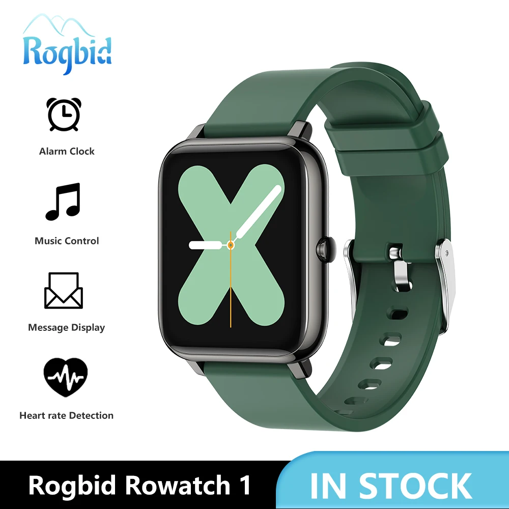 Rogbid Rowatch 1 Smart Watches Men Full Touch Fitness Tracker Heart Monitor Smart Clock Waterproof Smartwatch Women Android IOS
Rogbid Rowatch 1 Smart Watches Men Full Touch Fitness Tracker Heart Monitor Smart Clock Waterproof Smartwatch Women Android IOS