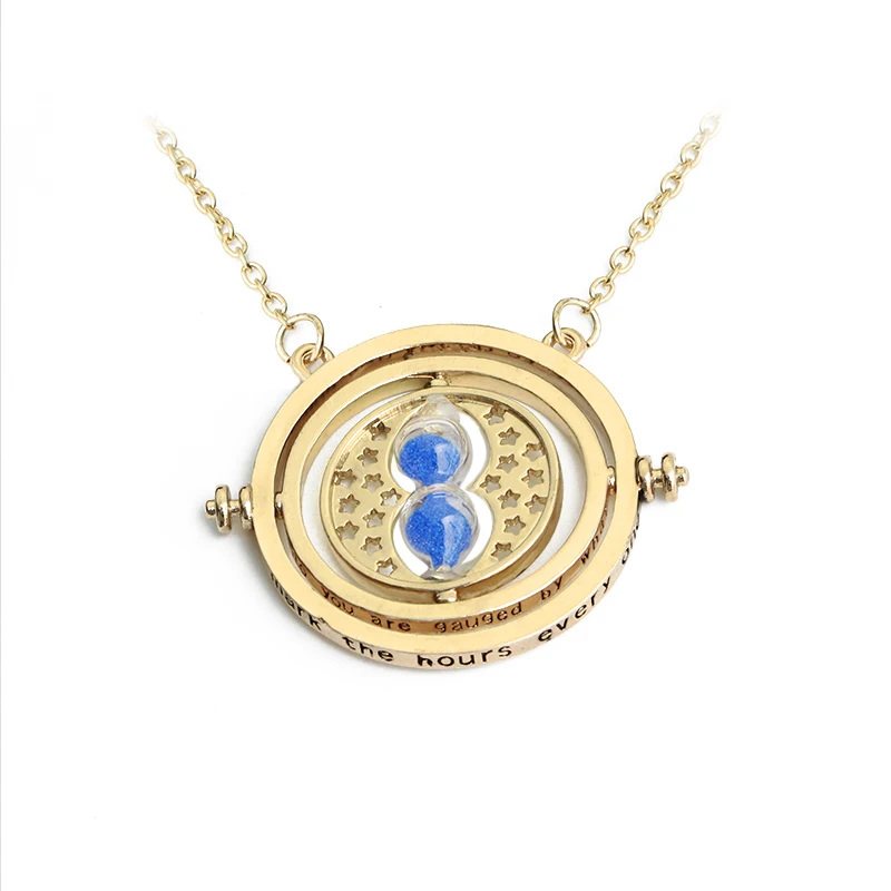

10 colors Hot Necklace Series Magic Gifts For Lady Girls Gold Snitch Time Turner Horcrux Pendant Sexy Women
