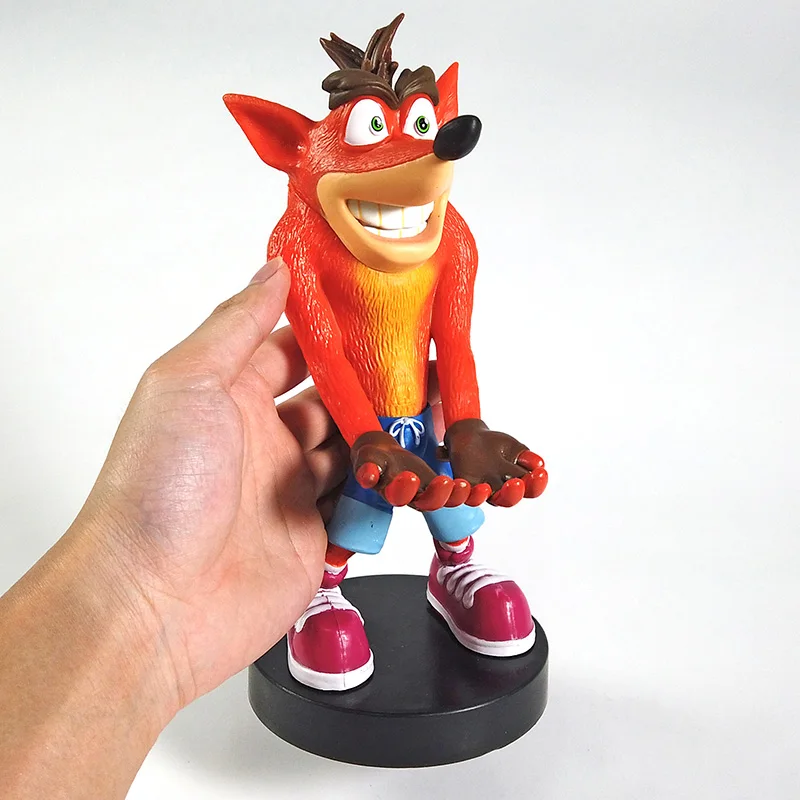 

Crash Bandicoot PVC Figure Phone & Controller Holder Model Collectible Figurine Toy