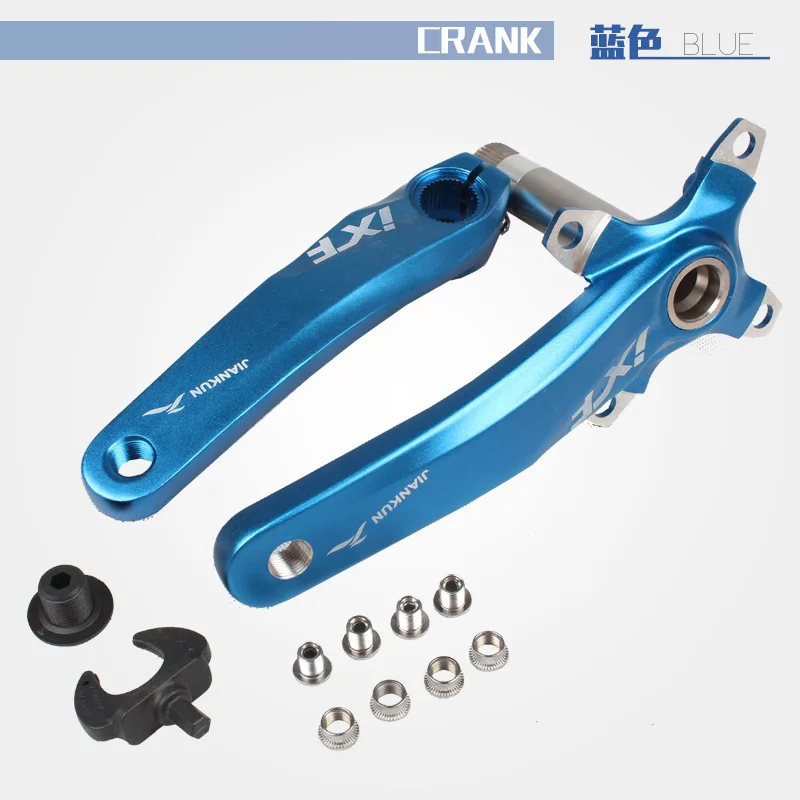 

Mountain Bike Hollow Integrated Crank Ixf Modified Single Plate Left and Right Crank Tooth Plate Central Shaft bike parts