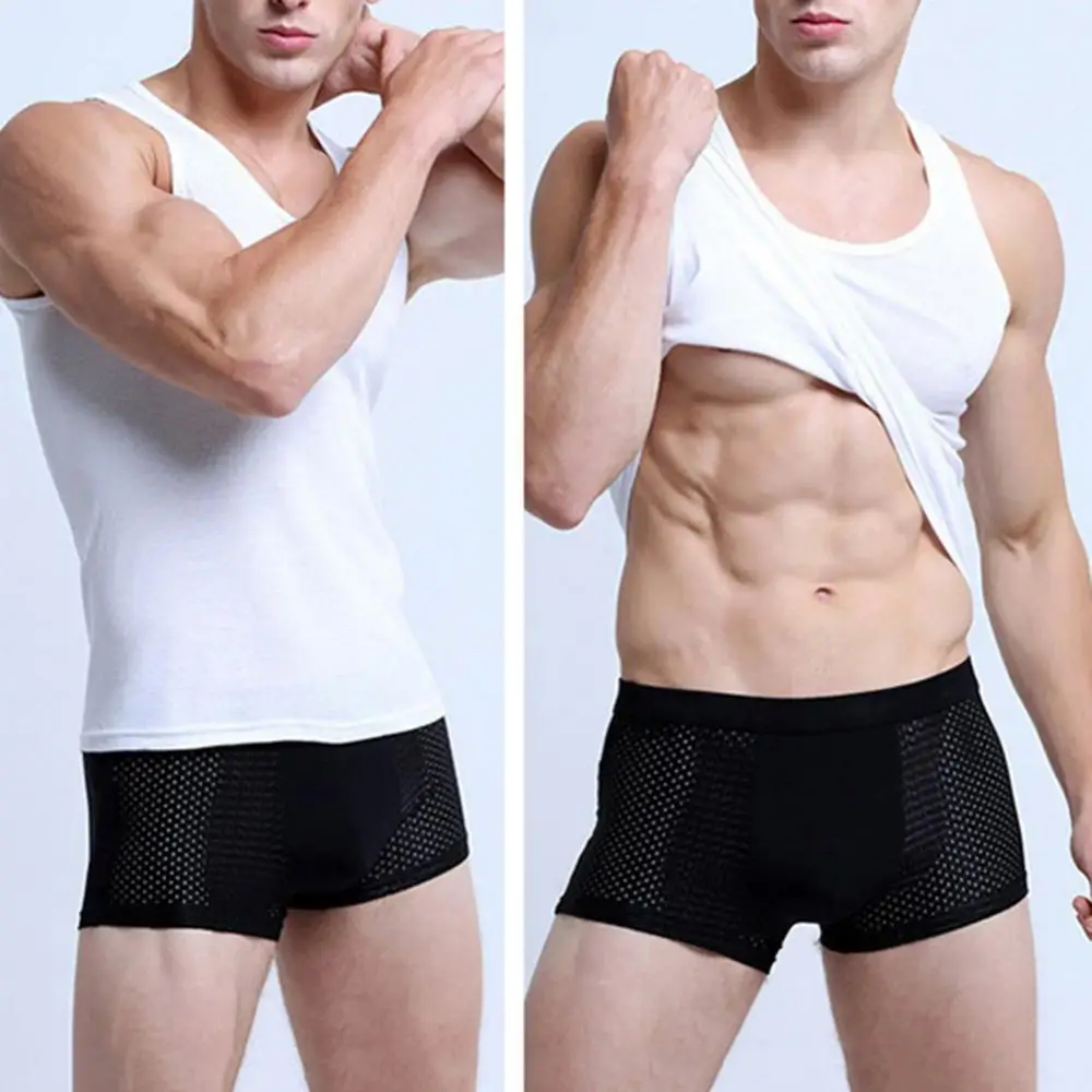 

Sporty Men Fashion Oversized T-Shirt Shorts Solid Color Low-cut Neck Sleeveless Cotton Vest Breathable Top