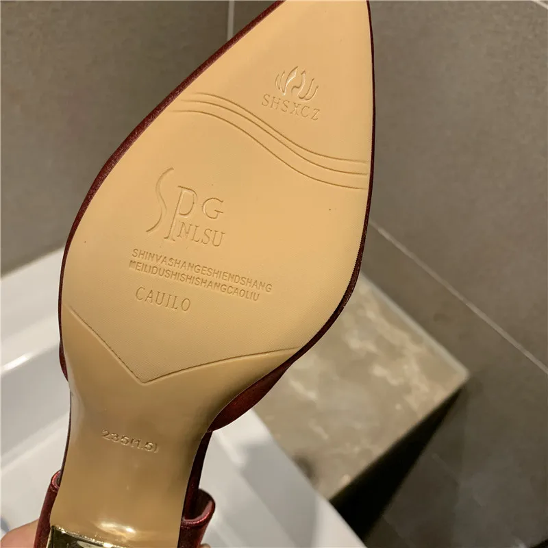 Шелковая обувь из хлопка с кристаллами коллекция 2019 года новые летние туфли