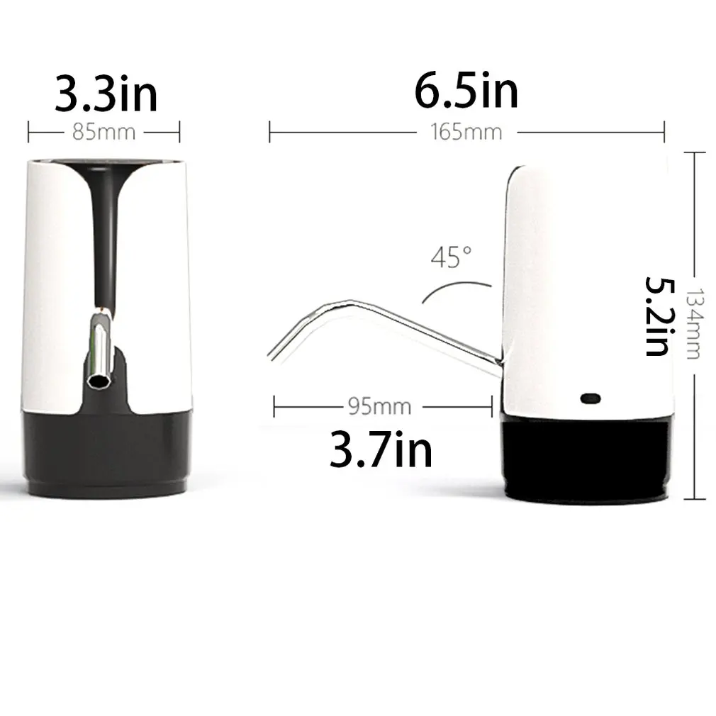 

Household Light And Compact Rechargeable Drinking Fountain Barreled Mineral Water Electronic Drinking Fountain