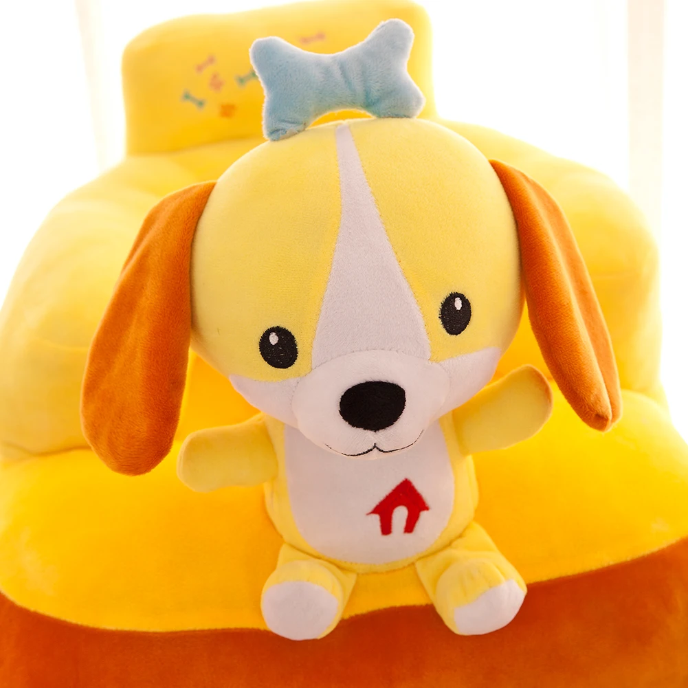 

Learning To Sit Baby Sofa Seat Doll Toys with Cotton Support Plush Chair Filler for Household Learning Children Ornament