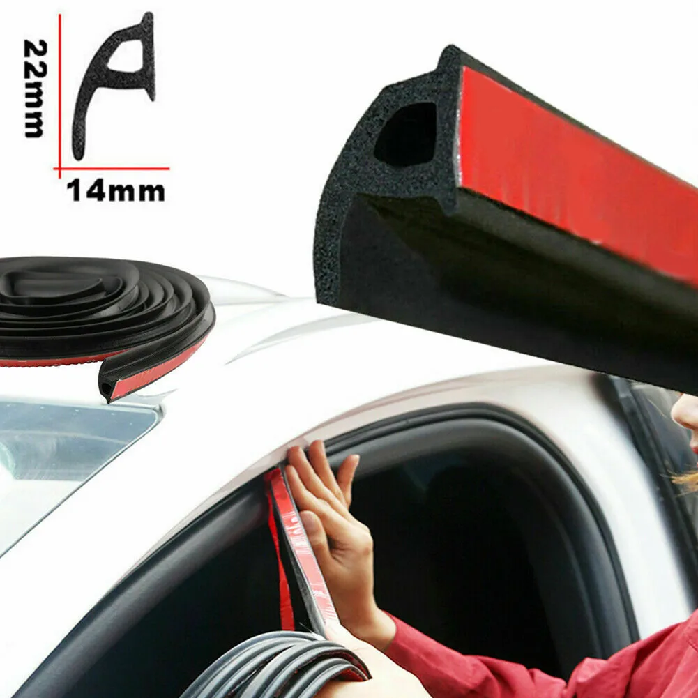 

Guard Rubber Seal Strip Wear-resistant 4M Approx.400 Cm Door Window Edge