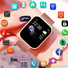 Умные часы 2021, женские и мужские умные часы, спортивные водонепроницаемые часы с поддержкой Bluetooth для Android и IOS, фитнес-трекер, умные часы