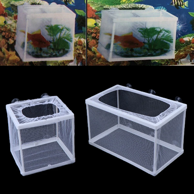 Fish Breeding Incubator Net Hanging Fish Hatchery Isolation Box for Aquarium
