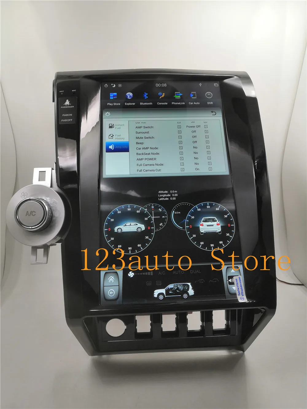 13,6 дюймов вертикальный Tesla стиль Android 8,1 авто без DVD gps навигация плеер Радио для Toyota tundra Sequoia 2007-2011 PX6