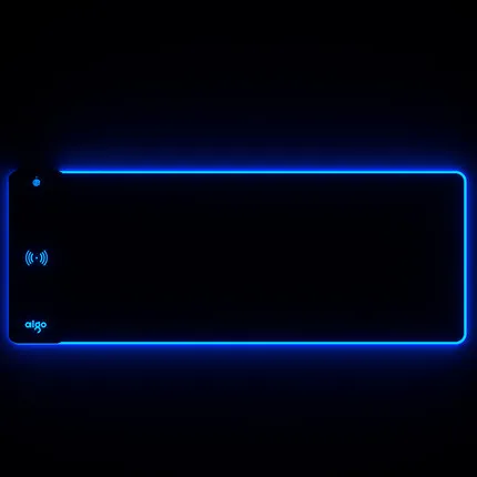 Беспроводная зарядка большой размер Яркая Цветная игровая мышь