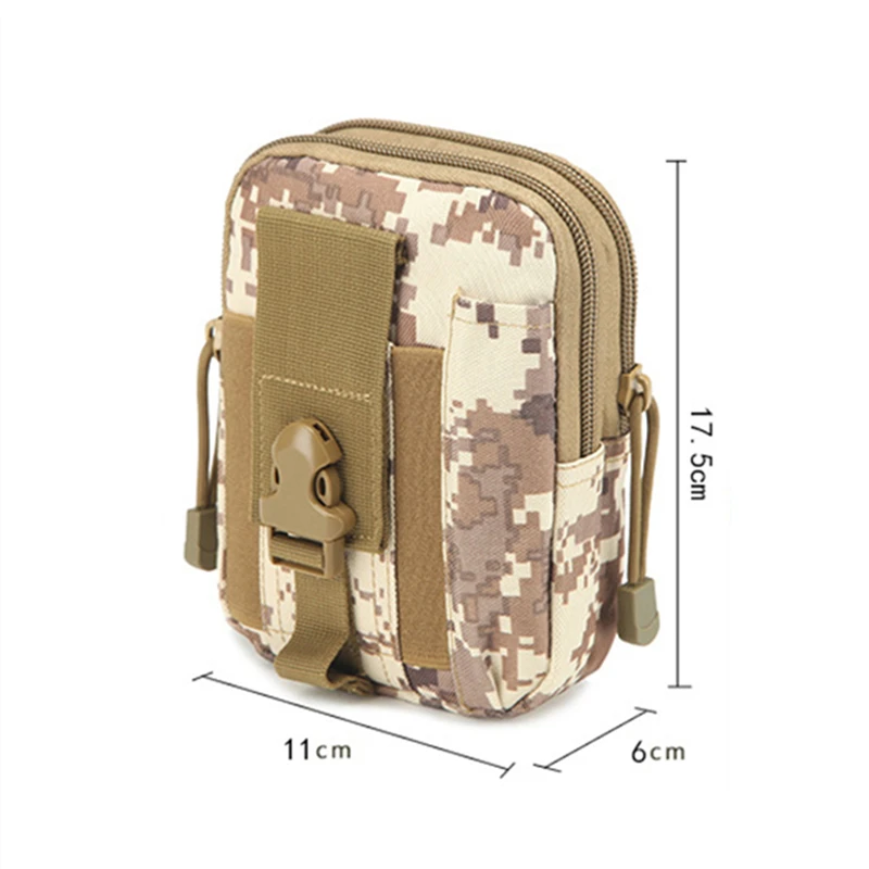 Мужская тактическая поясная Сумка Molle Маленький Карманный военный поясной