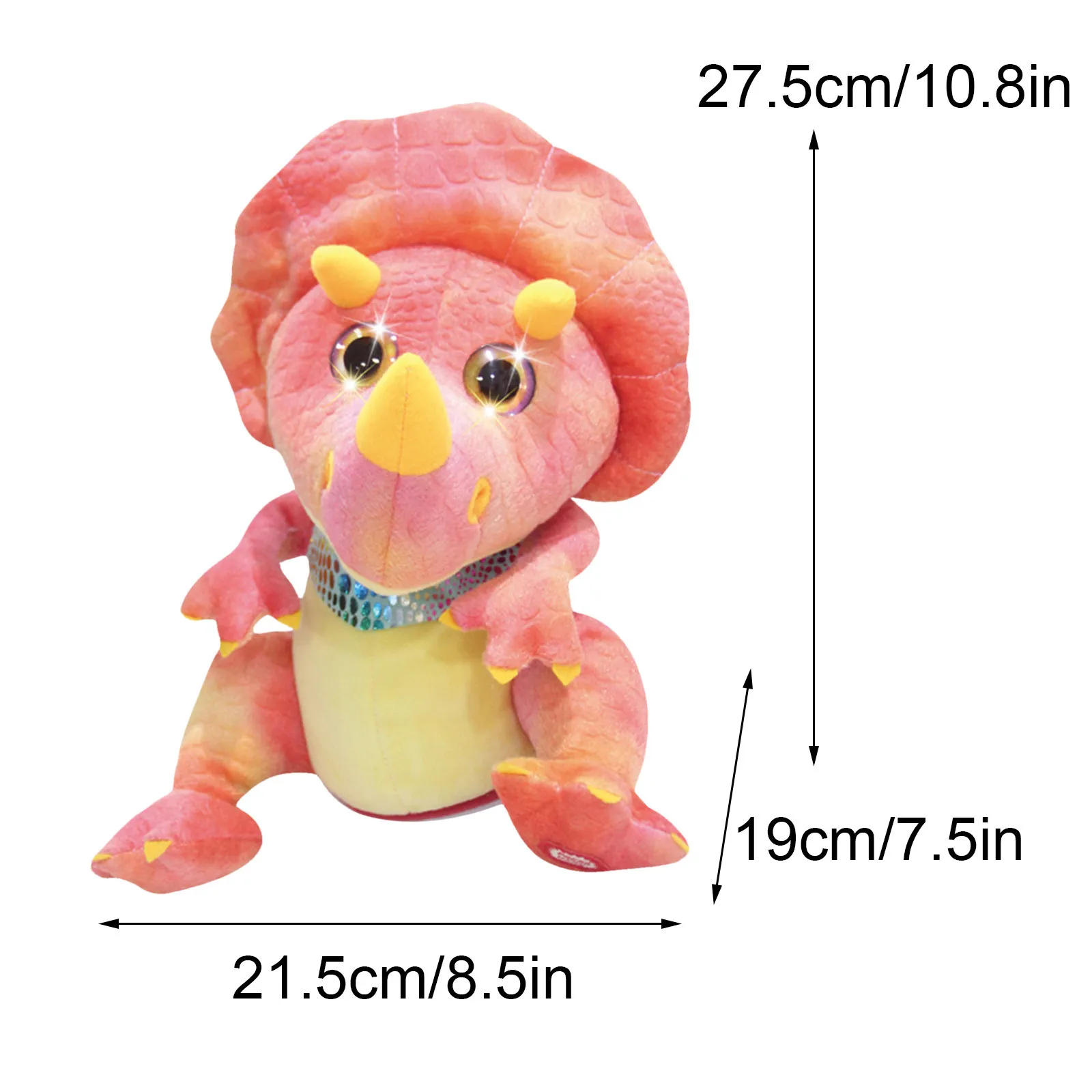 

Children Toy Simulation Luminous Electric Dinosaur Recording Smart Electric Toy Stimulate Children's Curiosity