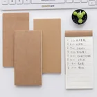 Корейский блокнот с перечнем записей, канцелярский блокнот, записная книжка, офисный декор, для покупок, Проверка списка вкладка для планировщика, школьные предметы