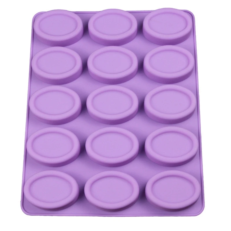 

15 Holes Cylinder Silicone Molds for Making Chocolate Candy Soap Muffin Cupcake