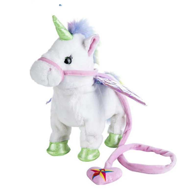 Новые детские развивающие игрушки милая электронная плюшевая игрушка собака Робот собака музыкальная ходьба домашние животные игрушки для детей рождественские подарки - Цвет: Color 11