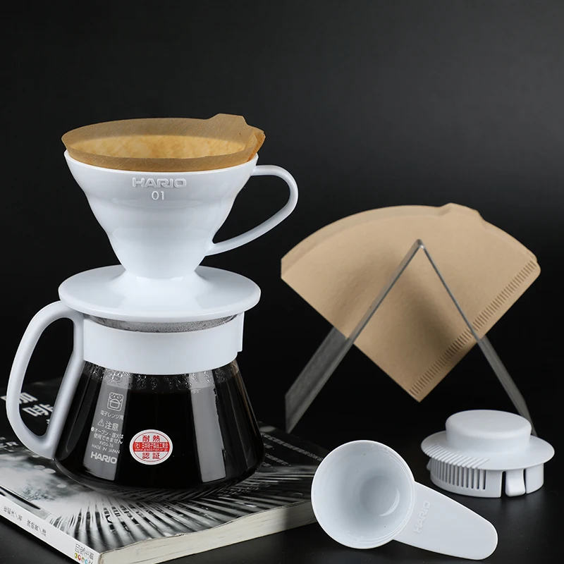 1 комплект полимерная кофейная чашка эспрессо фильтровальные чаши V60 воронка для