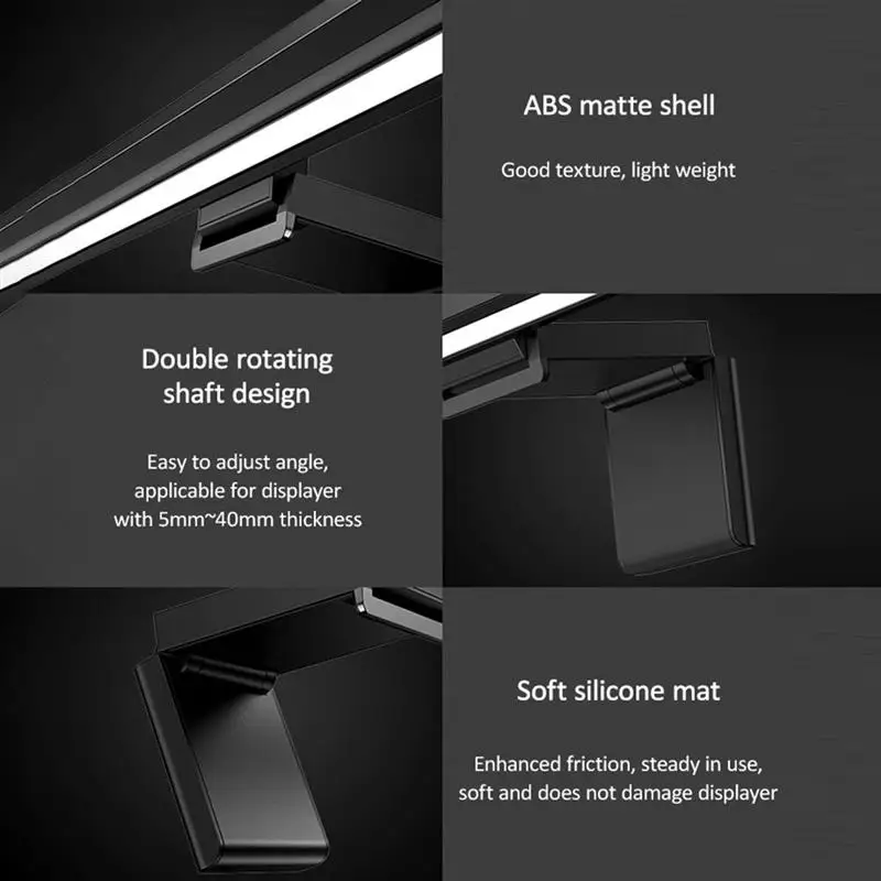 

Computer Monitor Screen Hanging Light Led Smart Eye Protection Hanging Screen Light Reading Light for Home Office Study Reading