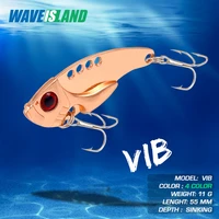 waveisland 2021 vib metal bait fishing lure whopper bass fishing vibration artificial lure 11g 5 5cm jig trout lure saltwater
