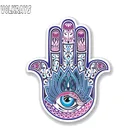 Модная Автомобильная наклейка Volkrays, Хамса, религия, все виды глаз, аксессуары, водонепроницаемая ПВХ наклейка для мотоцикла Tiguan,15 см * 12 см