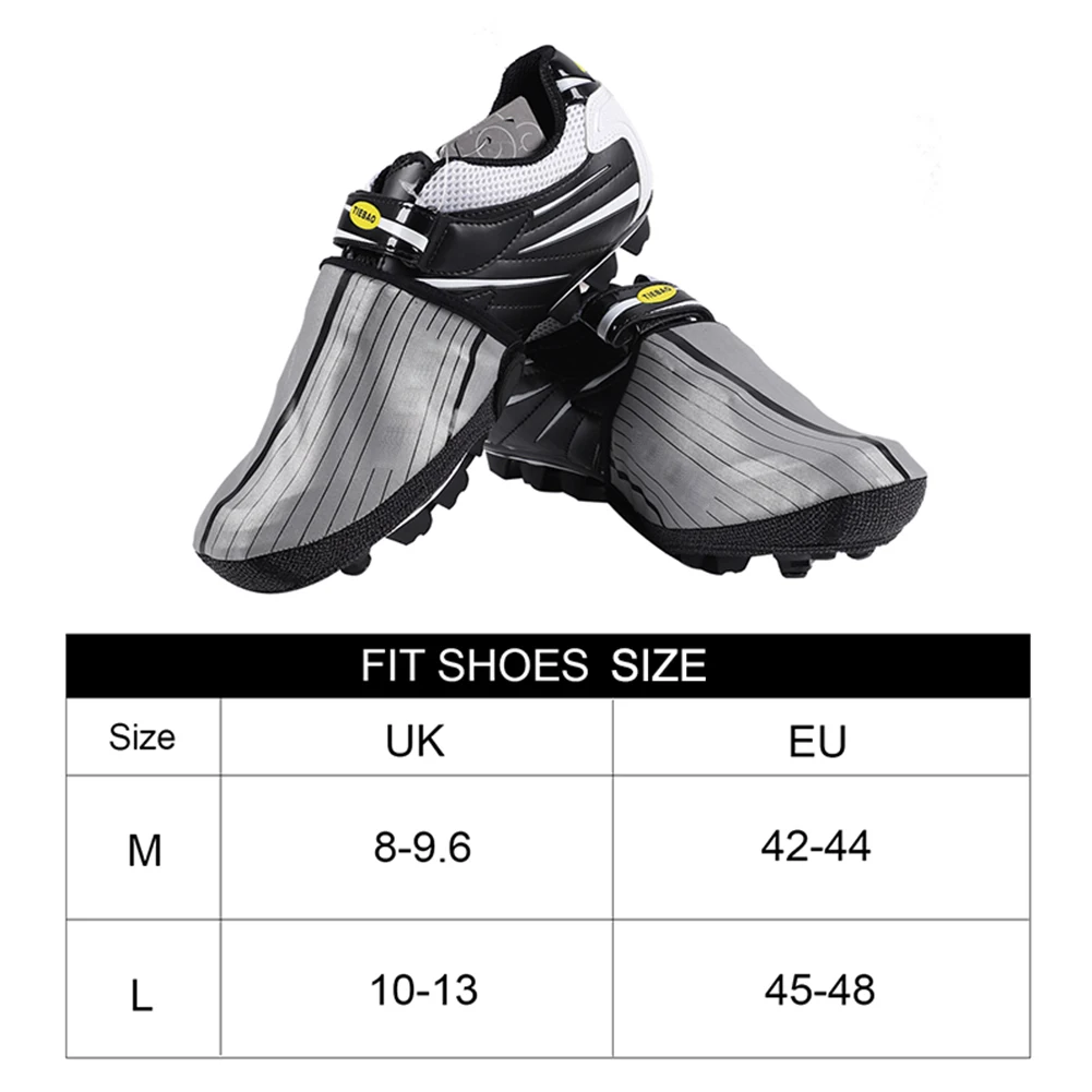 

Bicycle Half Palm Shoe Cover Windproof And Waterproof Mountain Bike Bicycle Protective Cover Non-Slip Reflective Shoe Cover