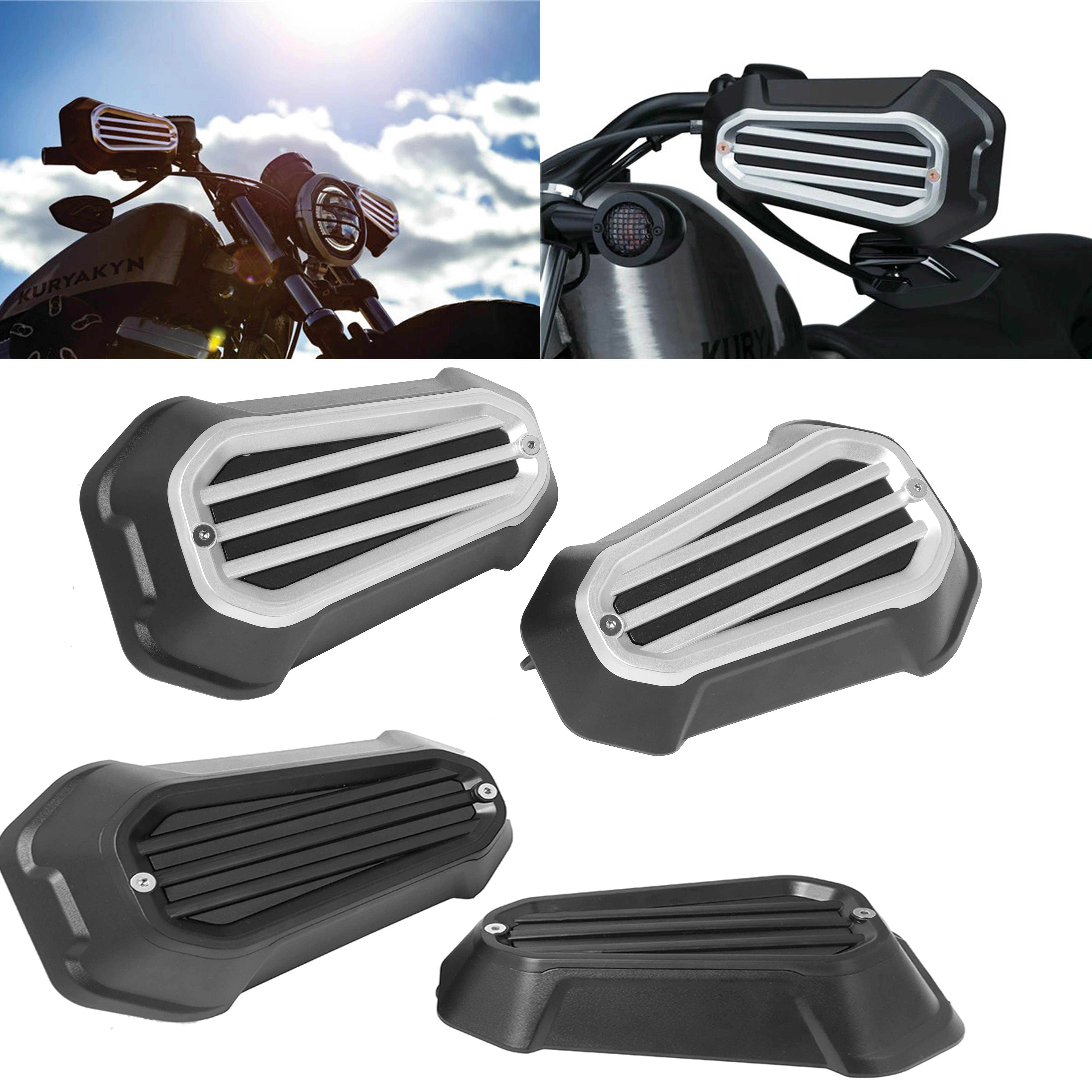 

Motorcycle Satin Black Dillinger Handguards Hand Guard For Harley Sportster Iron XL883N XL1200 Forty Eight Seventy Two Roadster