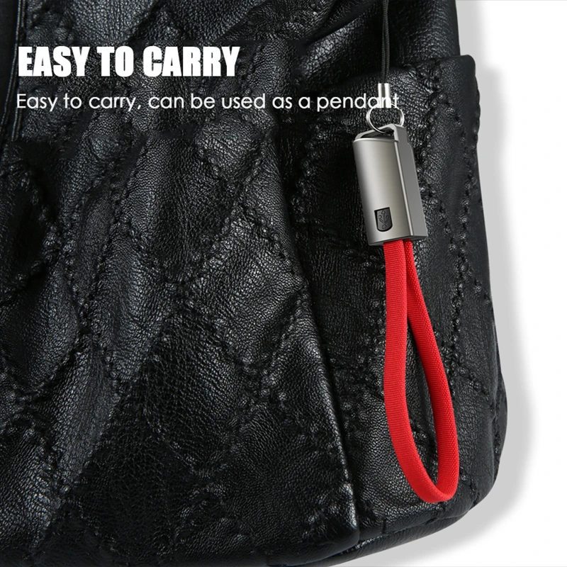 Креативный портативный кабель из цинкового сплава с брелоком для Android быстрой