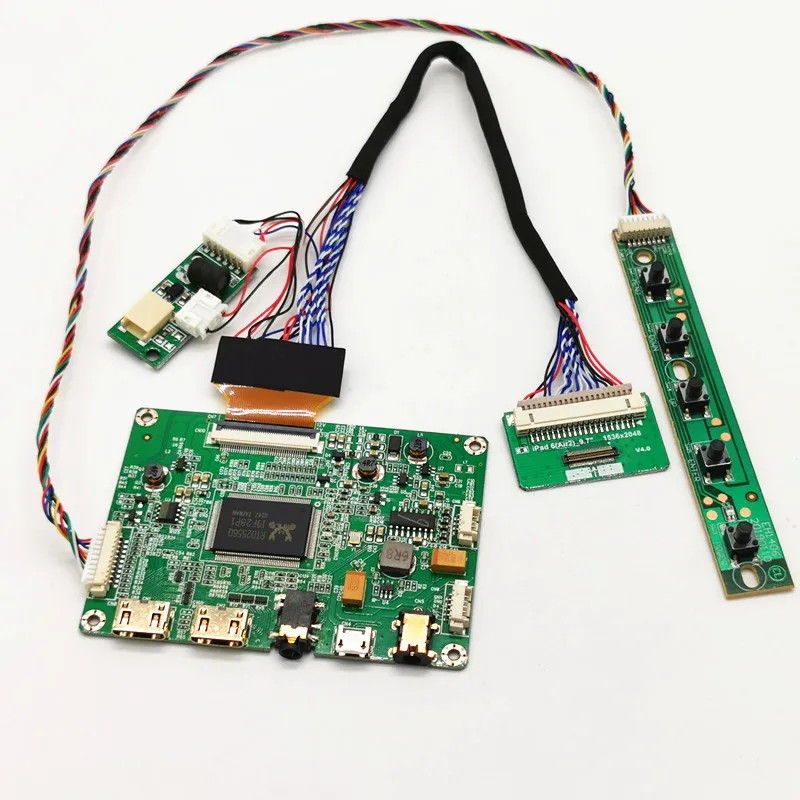 2miniHDMI плата контроллера для iPad 6 9 7 &quot1536 × 2048 EDP сигнала 4 полосы 60 контактов
