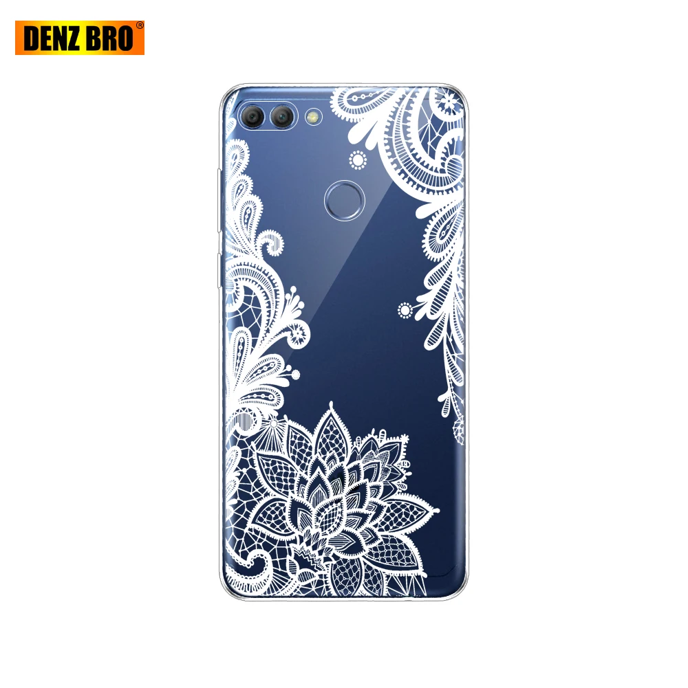 Силиконовый чехол для телефона Huawei P Smart чехлы Enjoy 7S Psmart задняя крышка полная 360