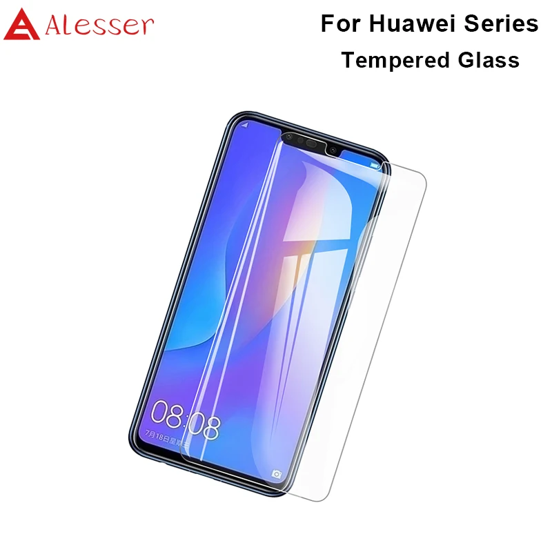 Алессер для Huawei P20 Pro Закаленное стекло Защитная пленка экрана Enjoy 8 Plus 9 Nova 3 3i P Smart +