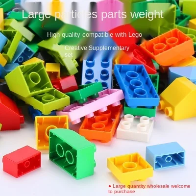 360 шт Большой размер кирпича красочные объемные кирпичи опорные плиты DIY