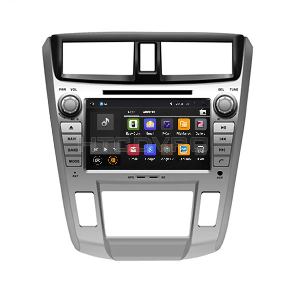 YMODVHT 8 дюймов 4G Восьмиядерный Android 9 0 7 1 автомобильный dvd плеер для Honda City 1.8L/1.5L 2008 GPS