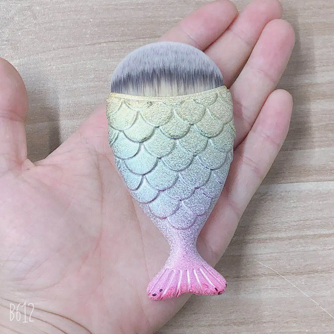 1 шт. набор косметических инструментов для рыбы кисти макияжа пудры лица