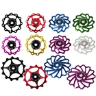 Узкий широкий керамический подшипник переключателя передач 11T 12T 13T, шкив заднего переключателя передач, направляющее колесо, запчасти для велосипеда, велосипедные аксессуары