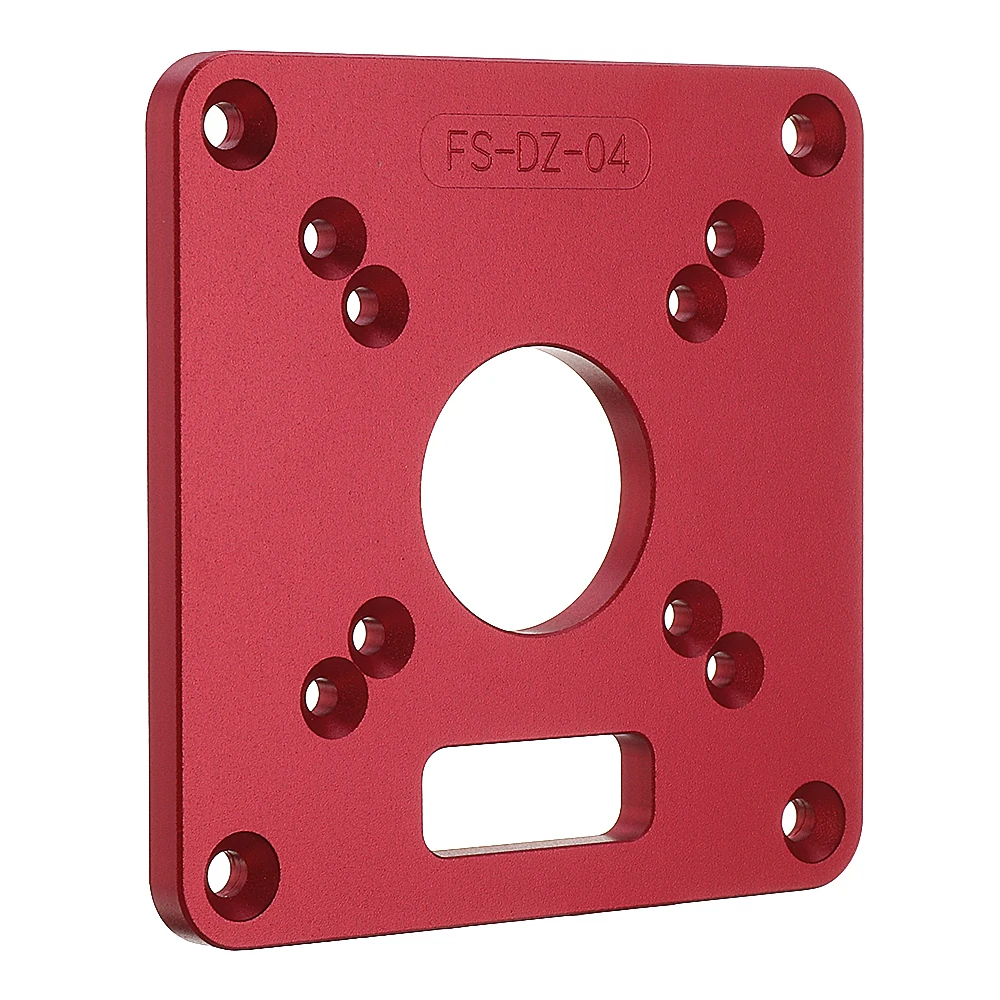 

Woodworking 120x120mm Aluminum Alloy Router Table Insert Plate Mounting Base Plate for MAKITA RT0700C WORX Aoben