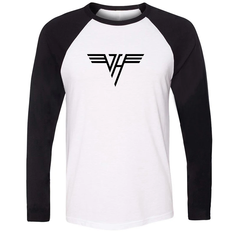 jfRCB3063C Drift King Van Halen Band Foo fighers хард рок-н-ролл-группа Мужская футболка с графическим принтом и длинными рукавами, хлопковые футболки - Цвет: jfRCB3063C
