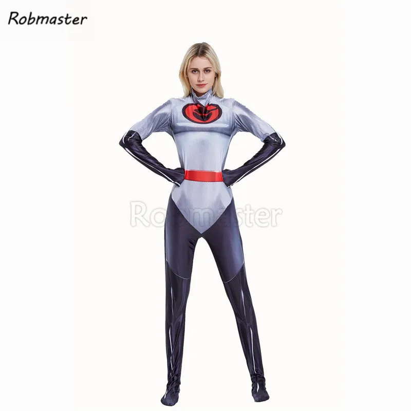 Новое поступление костюм Суперсемейка 2 из спандекса с 3D принтом Зентаи Хелен