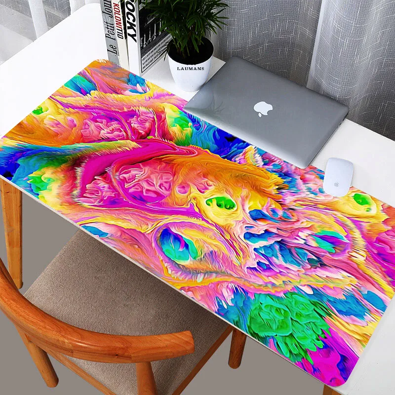 

Anime Mousepad Xl Mouse Pads Kawaii Mouse Pad Gamer Non-slip Mat colorful Keyboard Gaming Accessories Mausepad laptop gamer